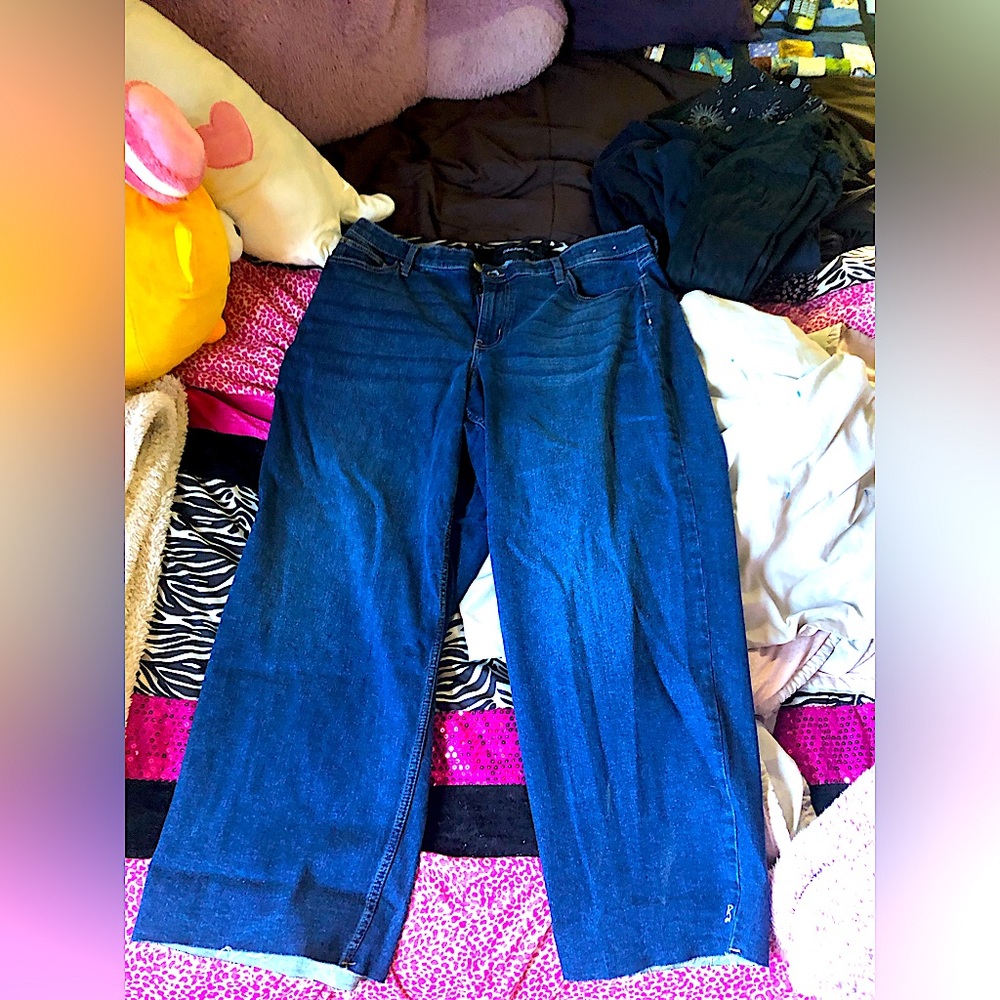 calvin klein blue jeans